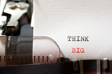 Think big text