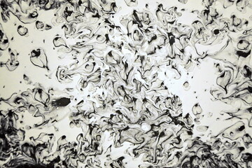 Patterned abstraction splashes of drops