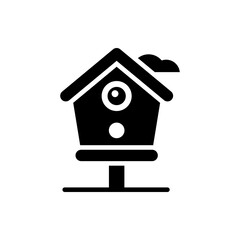 Starling Box vector icon style illustration in solid. EPS 10 File