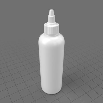Plastic dropper bottle