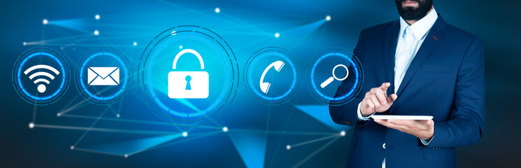 tablet and lock in the screen