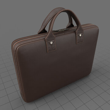 Leather laptop handbag 2