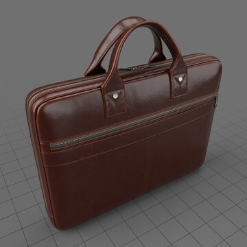 Leather laptop handbag 3