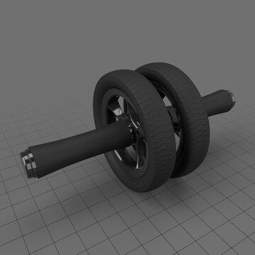 Abdominal exercise roller