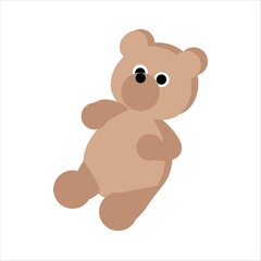 Obraz premium Teddy bear isometric for kids shop or interior