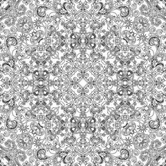 Vector abstract ethnic nature ornamental background