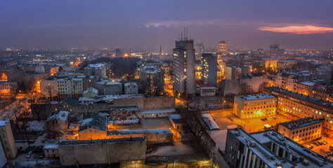 Obraz premium view of the city