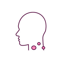 Skin tag removal RGB color icon. Infections prevention. Papillomavirus development. Pimple, bug bites. Reducing irritation and temporary skin discoloration. Isolated vector illustration