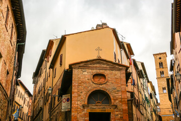 Volterra, Italy. Beautiful architecture of Volterra, a city in province of Pisa, Italy.
