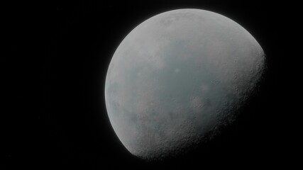 Planets and galaxy, science fiction wallpaper. Beauty of deep space. Billions of galaxy in the universe Cosmic art background 3d render
