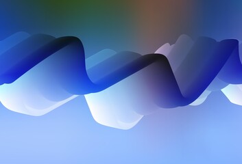 Light Blue, Green vector blurred bright pattern.