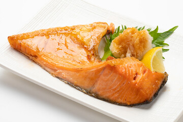 銀鮭かま塩焼き