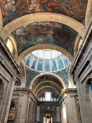 Obraz premium interior of the cathedral of saint peter