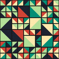 Abstract Geometric Pattern generative computational art illustration