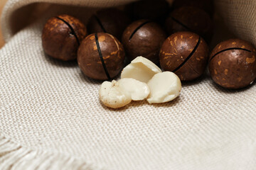 Healthy Organic Inshell Macadamia Nuts and Kernel Nuts. An expensive nut for the keto diet.