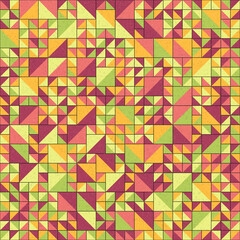Abstract Geometric Pattern generative computational art illustration