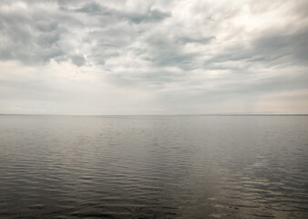 water and cloudy sky