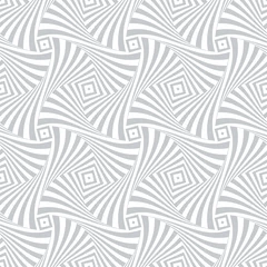 Behang 3D Abstracte naadloze geometrische op-art patroon.