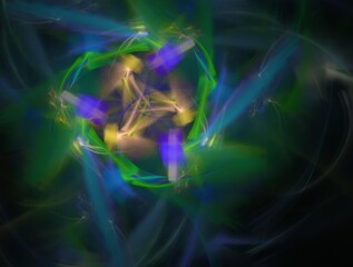 Imaginatory fractal background Image