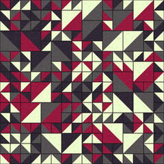 Abstract Geometric Pattern generative computational art illustration