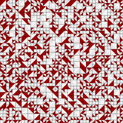 Abstract Geometric Pattern generative computational art illustration