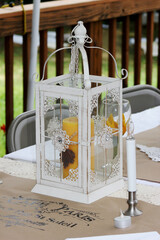 wedding reception table