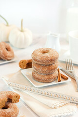 donut breakfast with coffee 