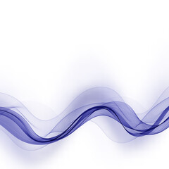 Blue wave with shadow. Abstract vector background. eps 10