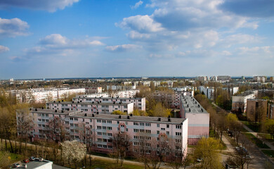 Fototapeta na wymiar view of the city of the city