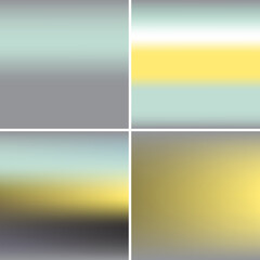 Collection blurred backgrounds - Collection blurred backgrounds - gray, blue, yellow colors
