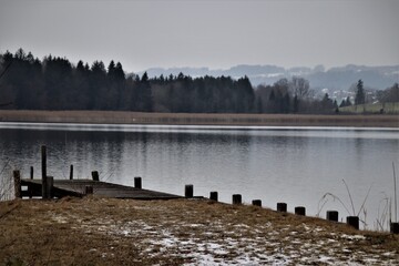Chiemsee im Winter