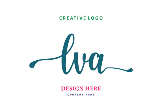 LVA lettering logo is simple, easy to understand and authoritative