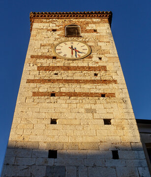 Bell tower of Cisano church.