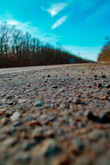 The road near