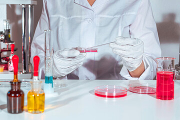 Chemical new technological experiments in the laboratory