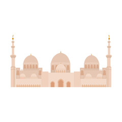 Isolated mosque islamic