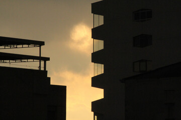 Building silhouette, S&atilde;o Paulo, Brazil