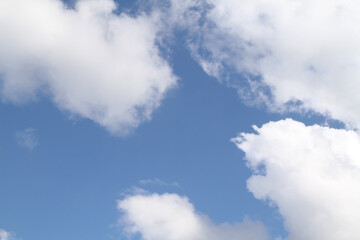 Obraz premium Blue sky and cloud texture, São Paulo, Brazil