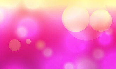Beautiful bokeh circles abstract background.