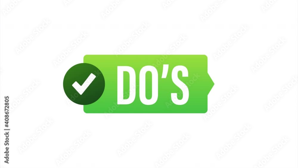 Poster do's and don'ts like thumbs up or down. flat simple thumb up symbol minimal round logotype element s