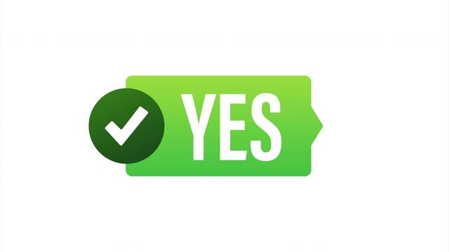 Yes and No button. Feedback concept. Positive feedback concept. Choice button icon. stock illustration.