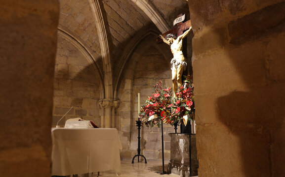 Iglesia del Cristo o Iglesia Baja, Catedral de Santander, Cantabria, Espa&ntilde;a
