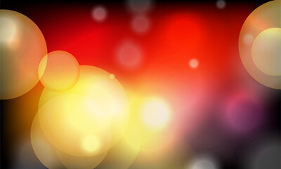 Beautiful bokeh circles abstract background.