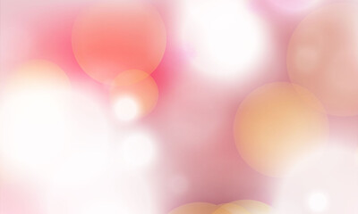 Beautiful bokeh circles abstract background.