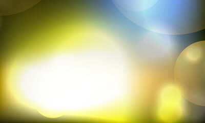 Beautiful bokeh circles abstract background.