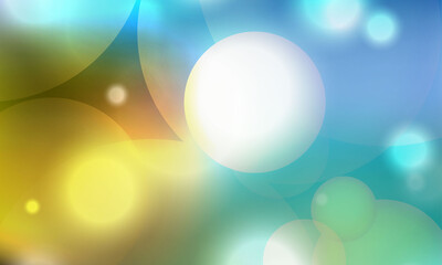 Beautiful bokeh circles abstract background.