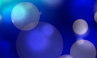 Beautiful bokeh circles abstract background.