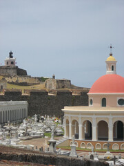 old fort and cemetery san juan puerto rico