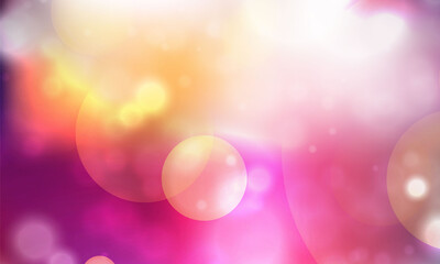 Beautiful bokeh circles abstract background.