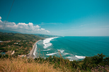 view of the coast of the sea